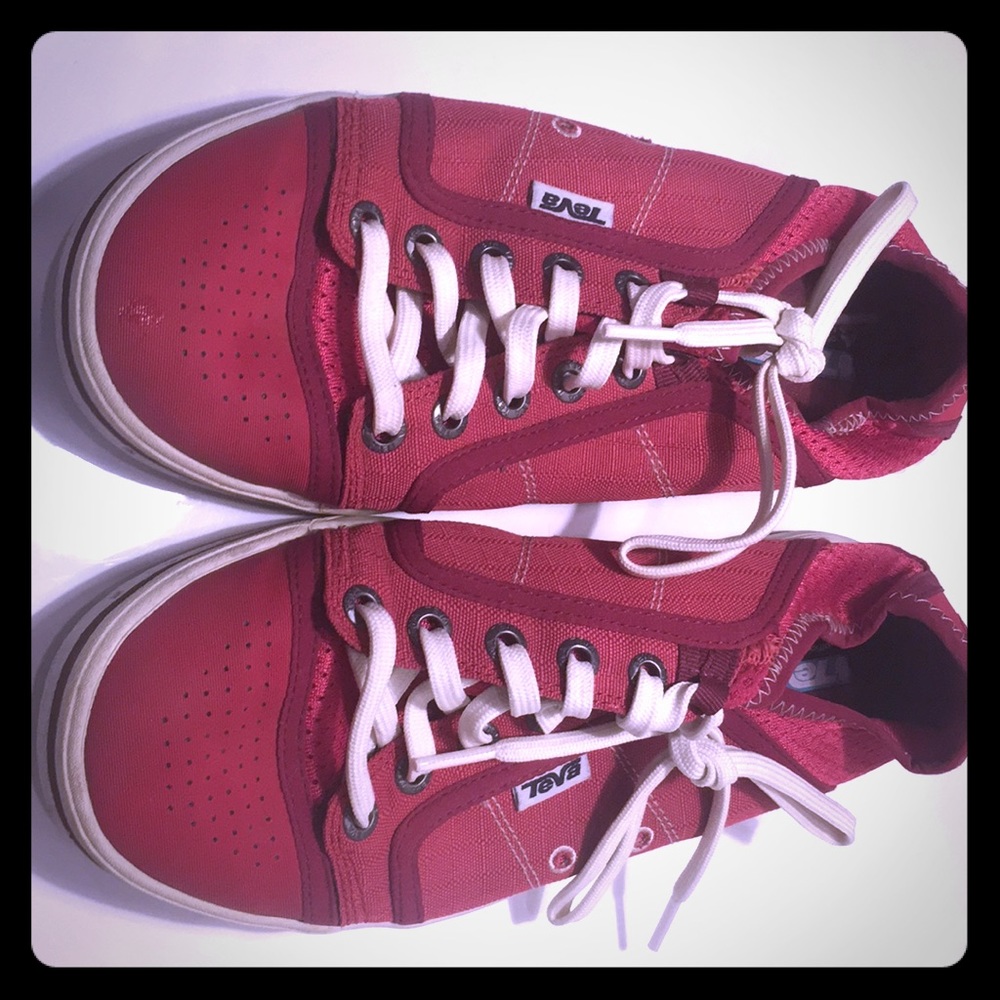 Teva Red Tennis Shoes